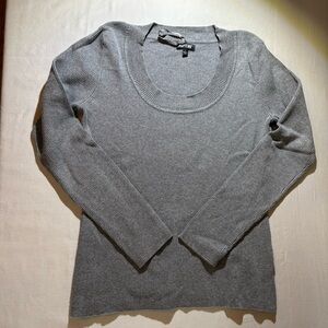 Apt. 9 Charcoal Ribbed Knit Top